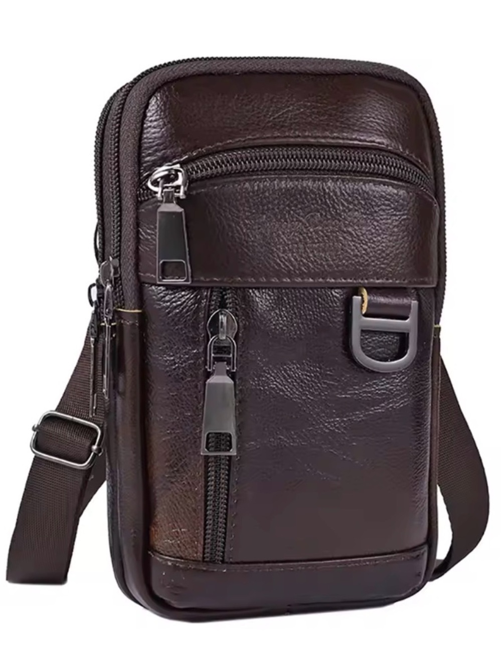 New Vintage Genuine Leather Shoulder Crossbody Bag - Picture 2 of 3